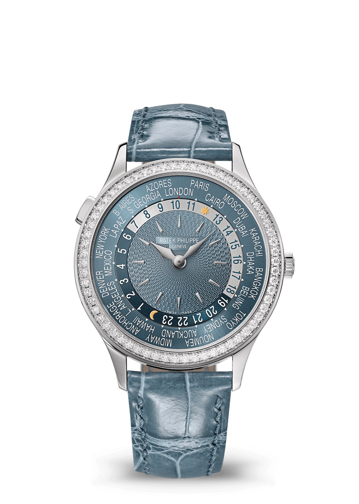 WORLD TIME - STEEL BLUE view 1