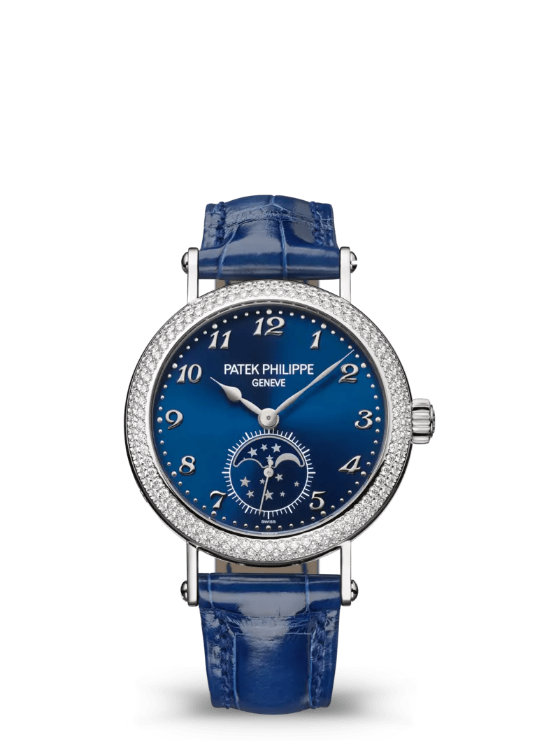 MOON PHASES - BLUE AND DIAMONDS view 1