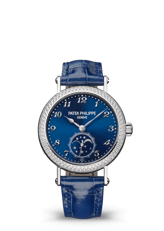 MOON PHASES - BLUE AND DIAMONDS view 1