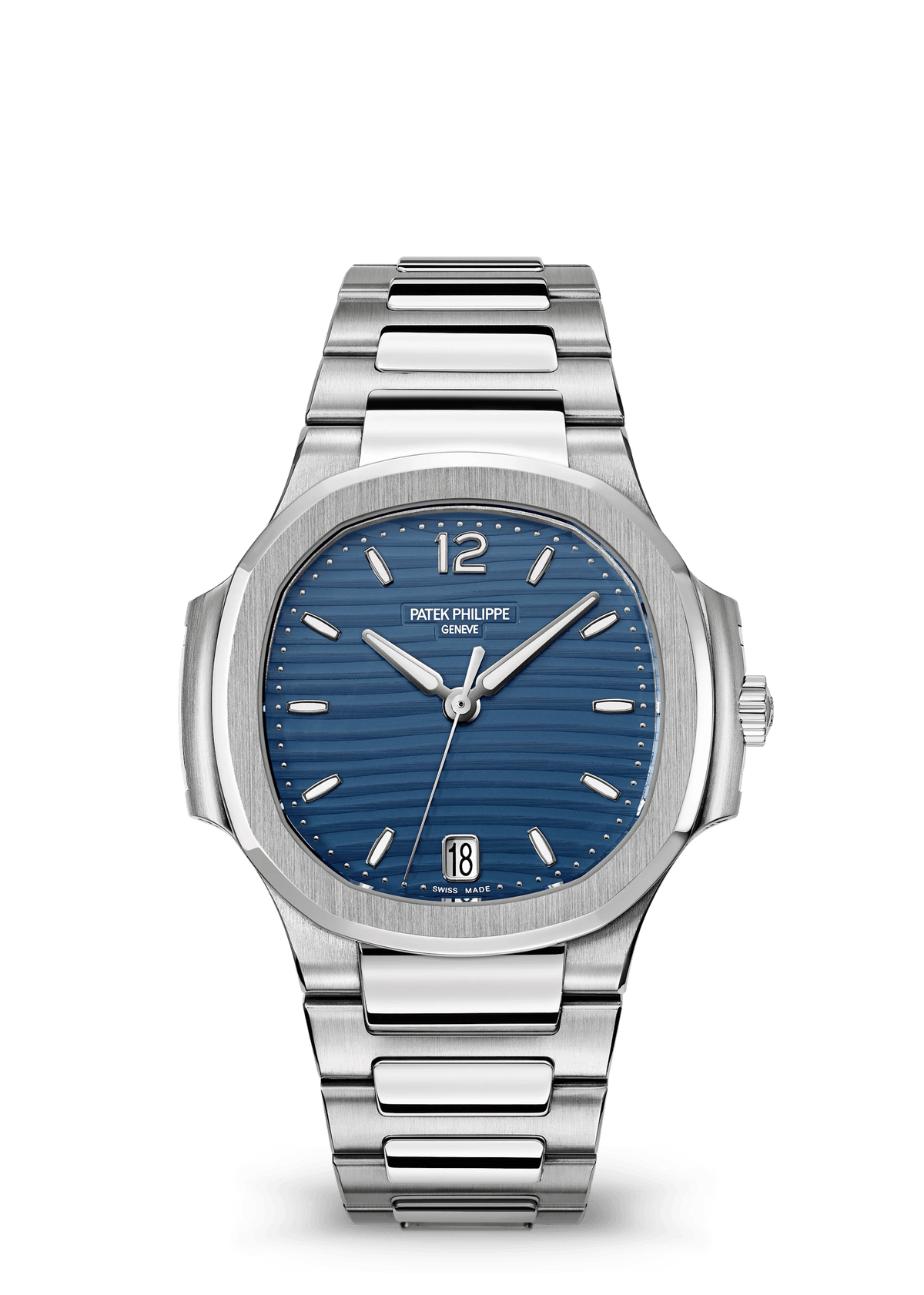 NS DATE SP. SECONDS - STEEL AND BLUE view 1