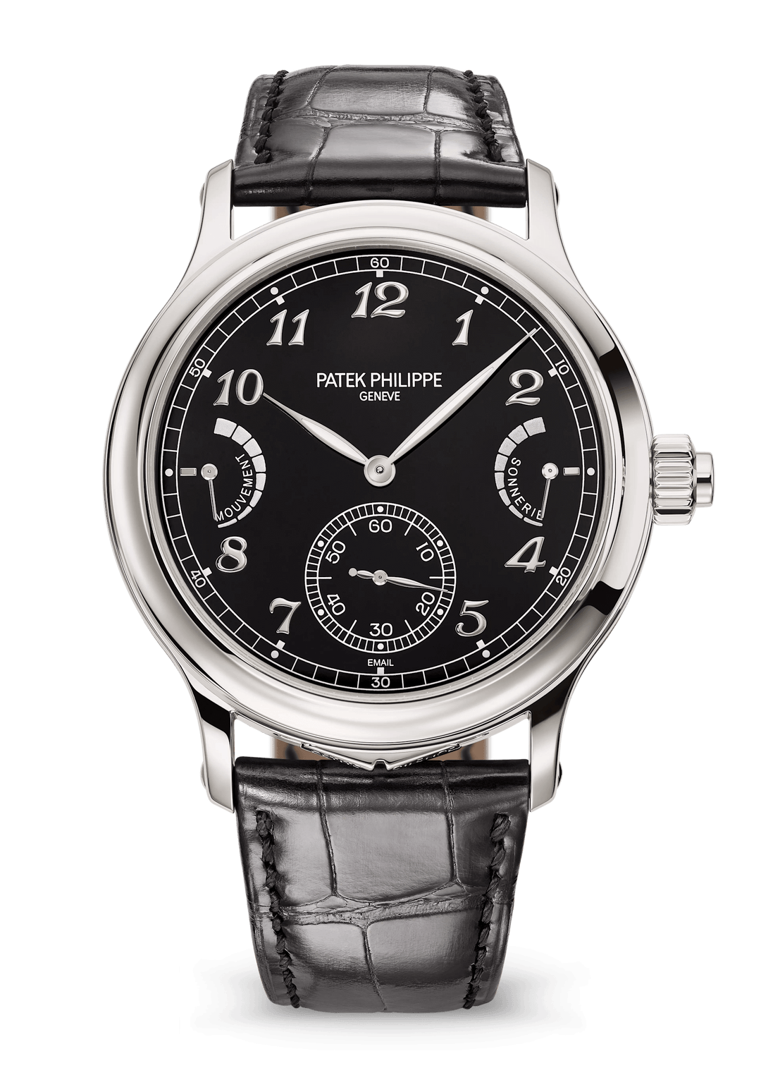 GE AND PE. SONNERIE. MINUTE RR - PLATINUM BLACK view 1