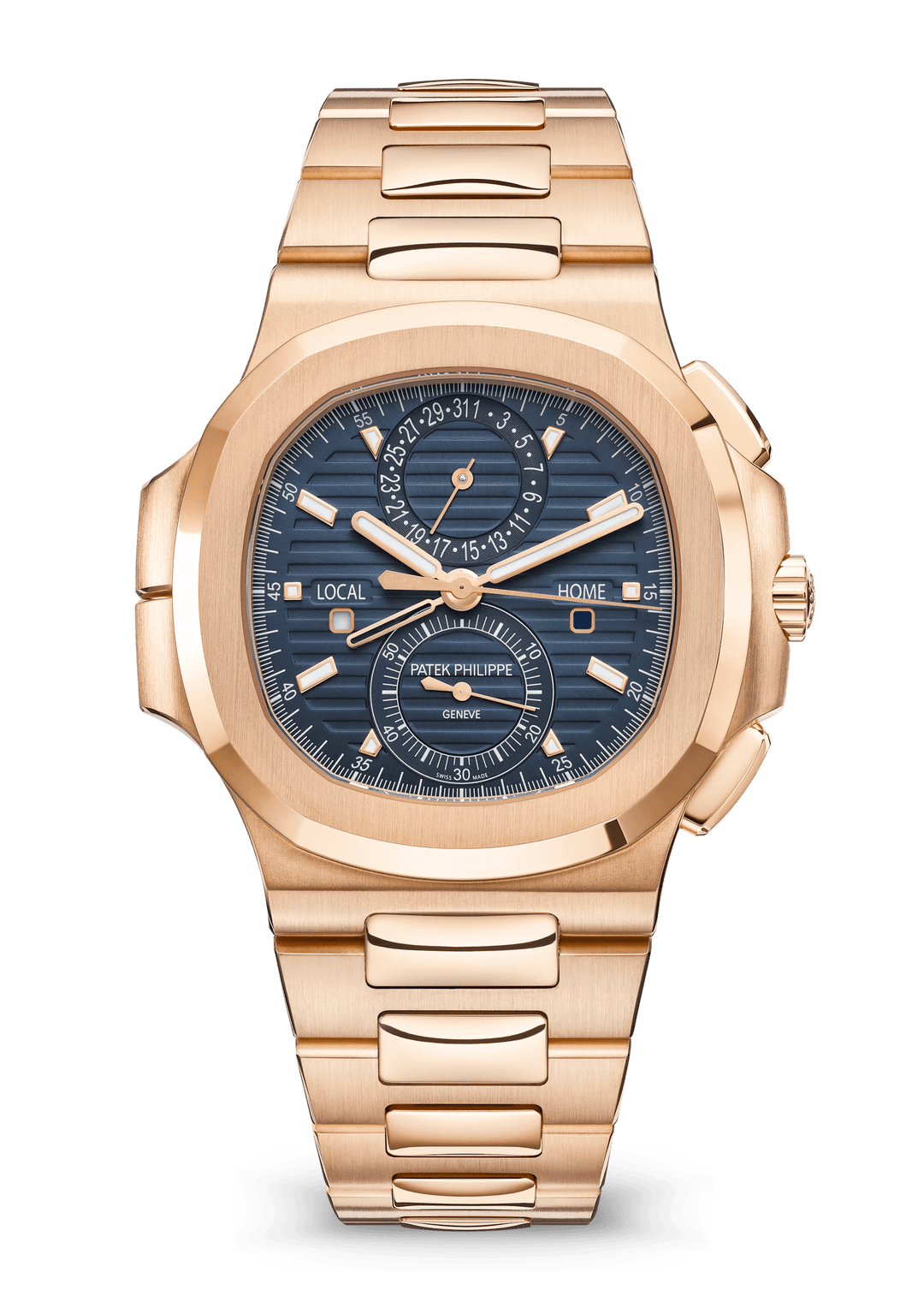 FK. CHRONOGRAPH TRAVEL TE. - ROSE GOLD view 1