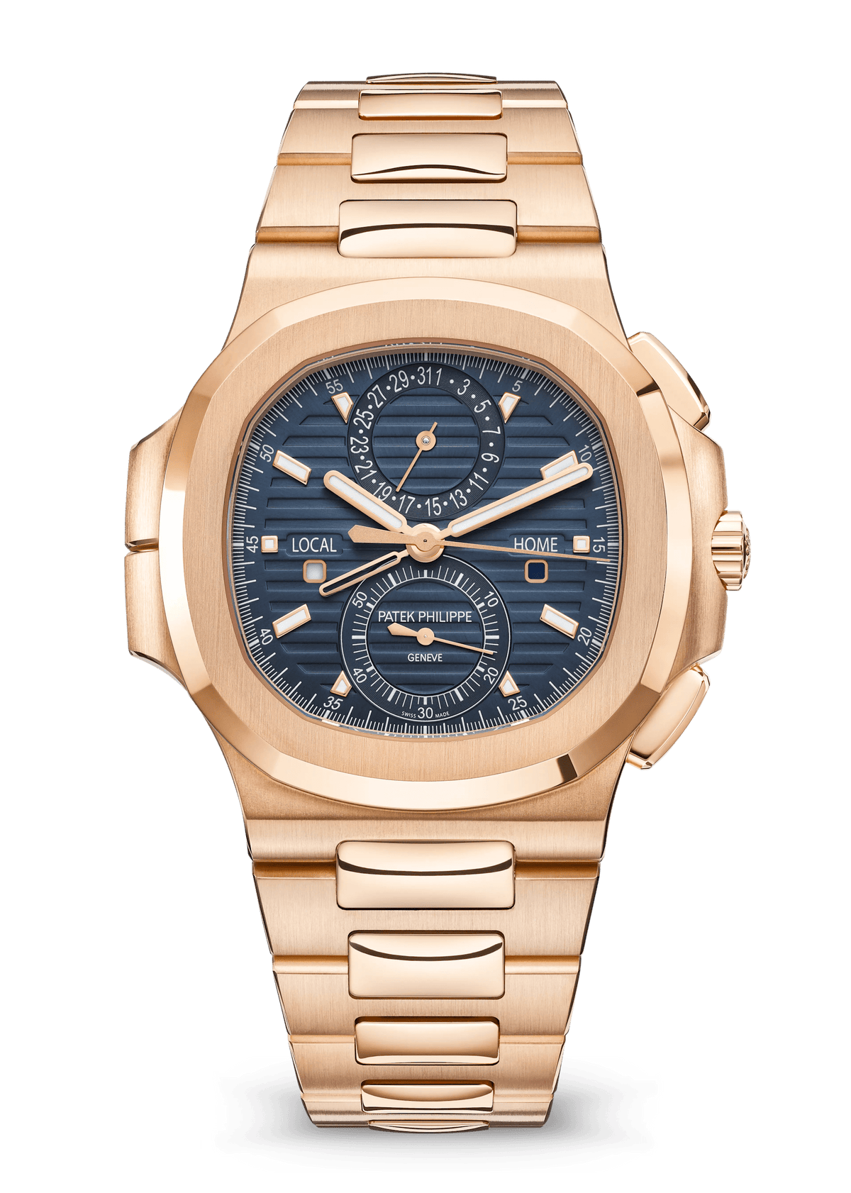 FK. CHRONOGRAPH TRAVEL TE. - ROSE GOLD view 1