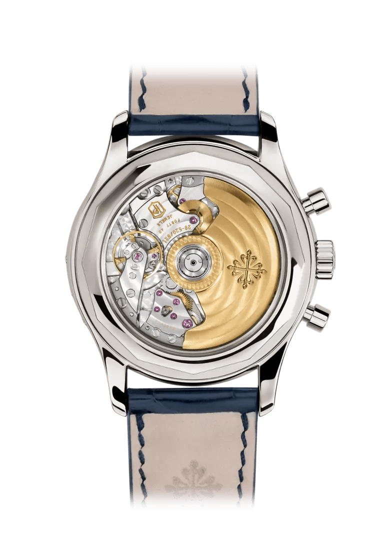 FLYBACK CHRONOGRAPH. AN. CALENDAR. JE. - NAVY BLUE AND DIAMONDS view 2