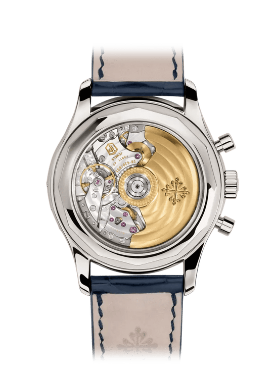 FLYBACK CHRONOGRAPH. AN. CALENDAR. JE. - NAVY BLUE AND DIAMONDS view 2