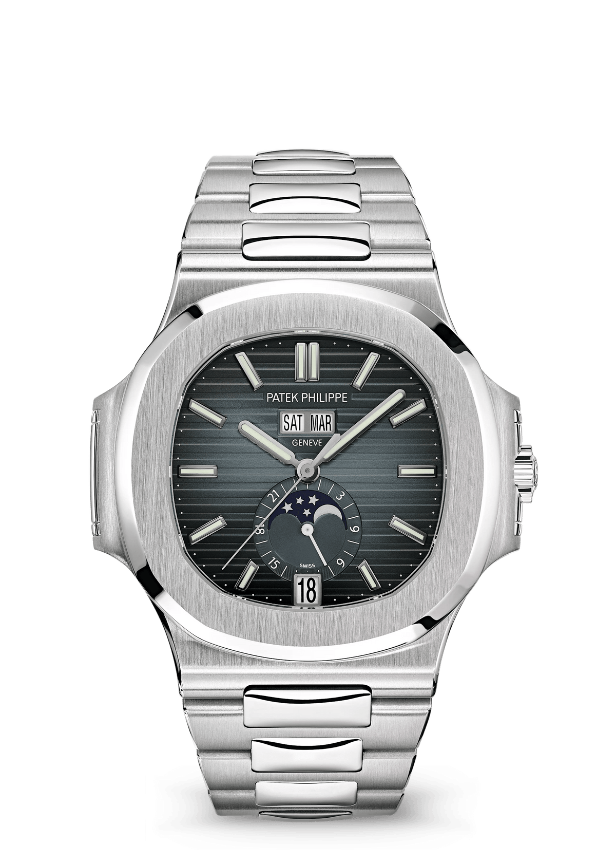 AL. CALENDAR MN. PHASES - STEEL view 1
