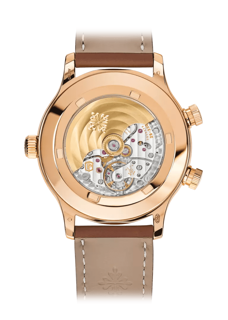 CALATRAVA PT. TRAVEL TIME - BROWN AND GOLD view 2
