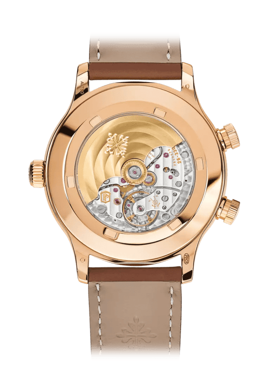 CALATRAVA PT. TRAVEL TIME - BROWN AND GOLD view 2