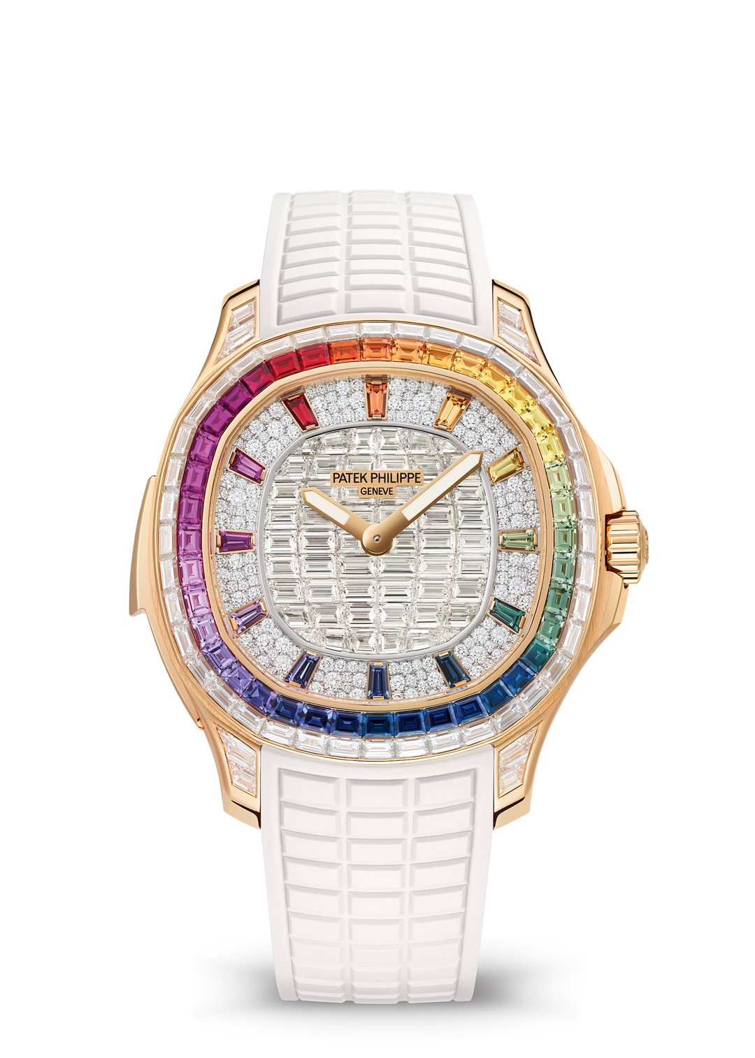AQUANAUT L. RAINBOW MINUTE RR. HE. JE. - ROSE GOLD view 7