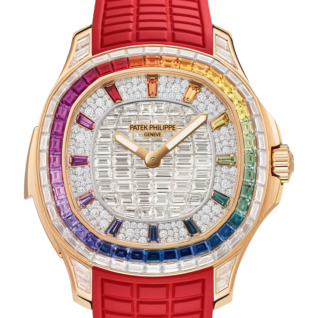 AQUANAUT L. RAINBOW MINUTE RR. HE. JE. - ROSE GOLD view 6