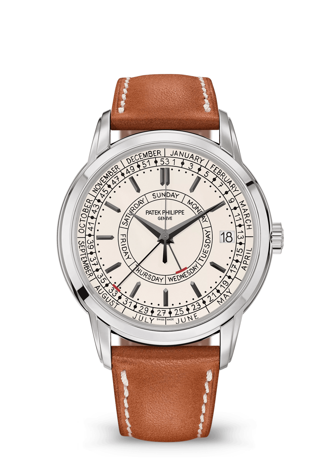 CALATRAVA WY. CALENDAR - WHITE AND BROWN view 1