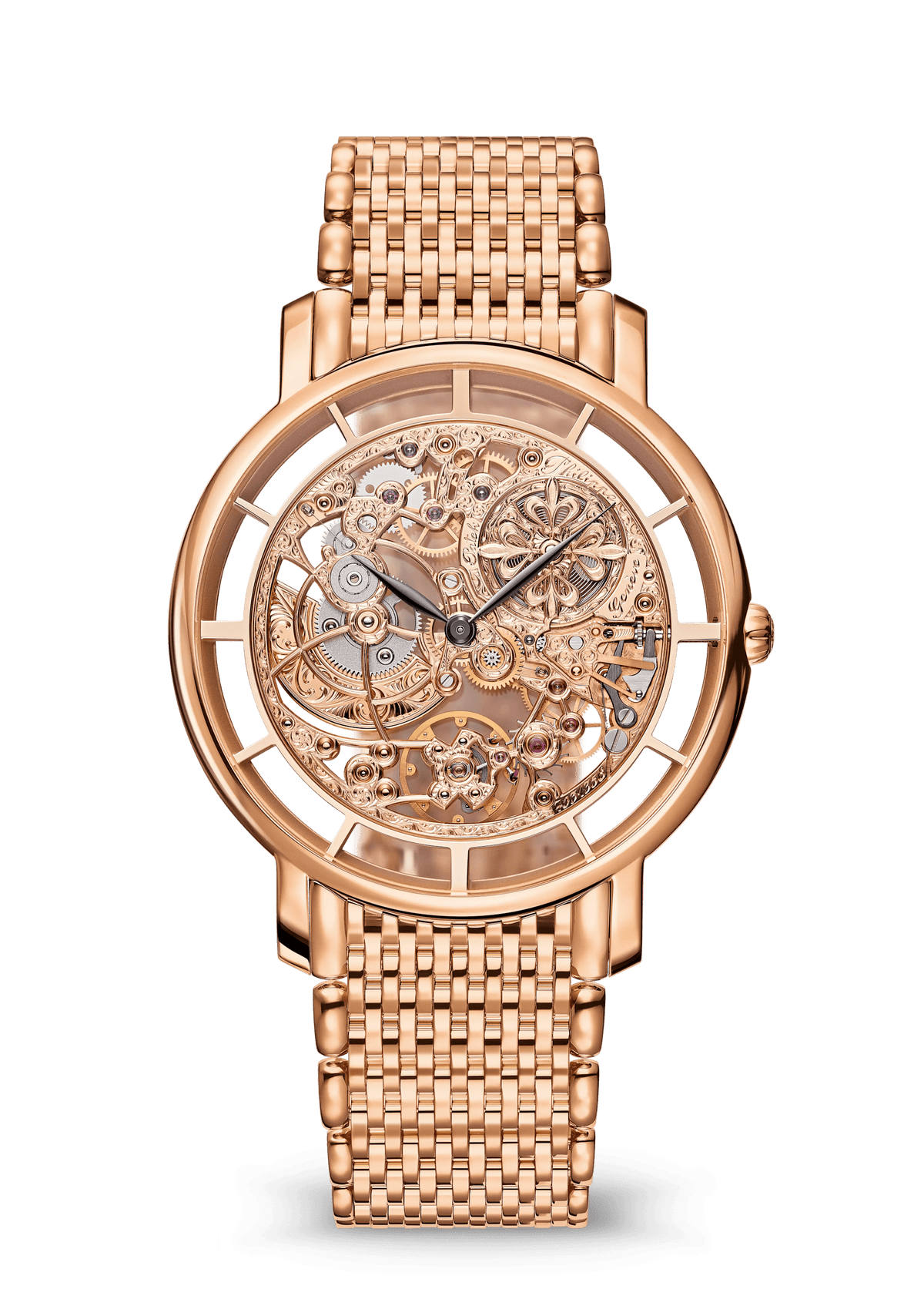 SKELETON WATCH. RE. HS. - ROSE GOLD view 1