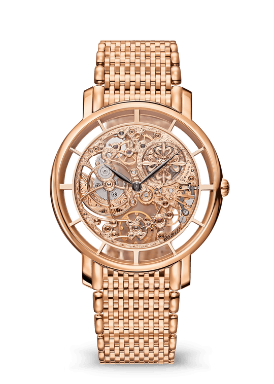 SKELETON WATCH. RE. HS. - ROSE GOLD view 1