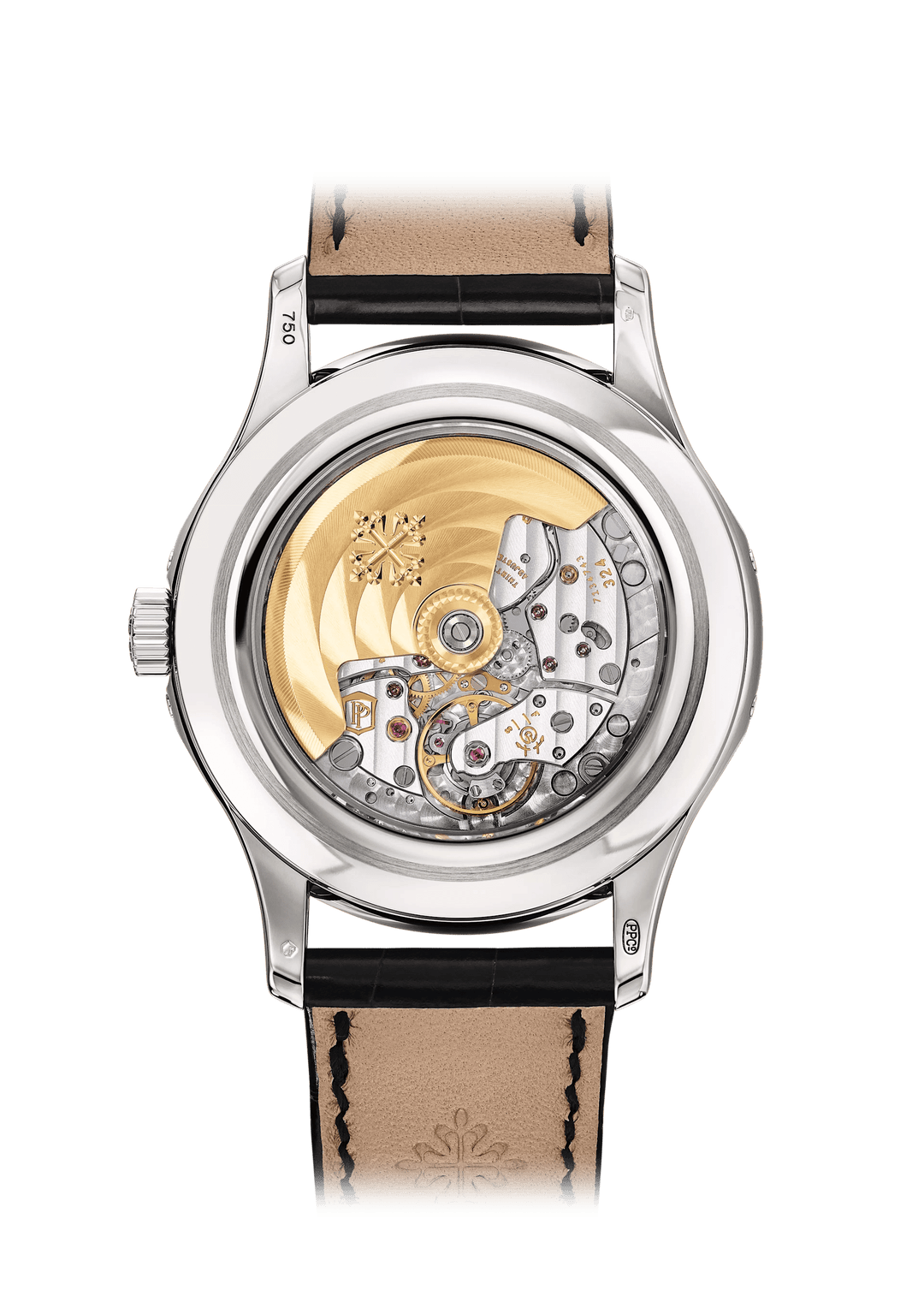 AN. CALENDAR. MOON PHASES - BLACK AND WHITE GOLD view 2
