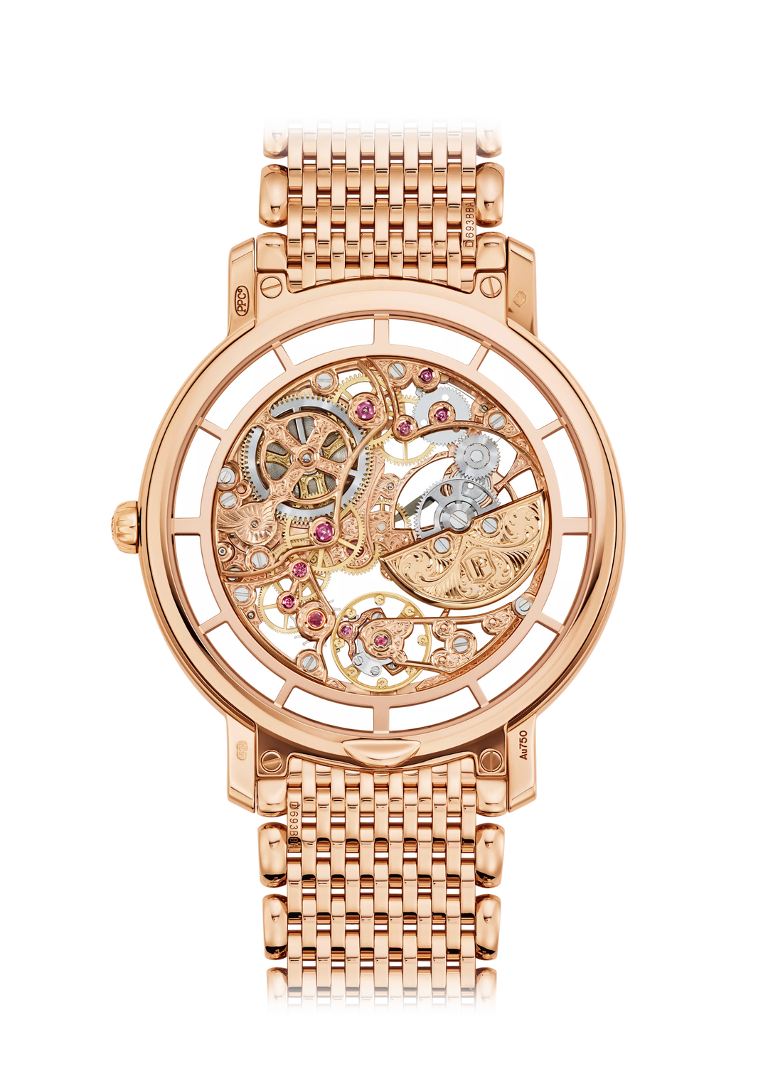 SKELETON WATCH. RE. HS. - ROSE GOLD view 2