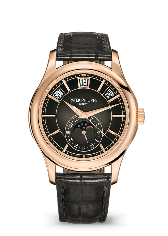 AN. CALENDAR. MOON PHASES - BLACK AND ROSE GOLD view 1