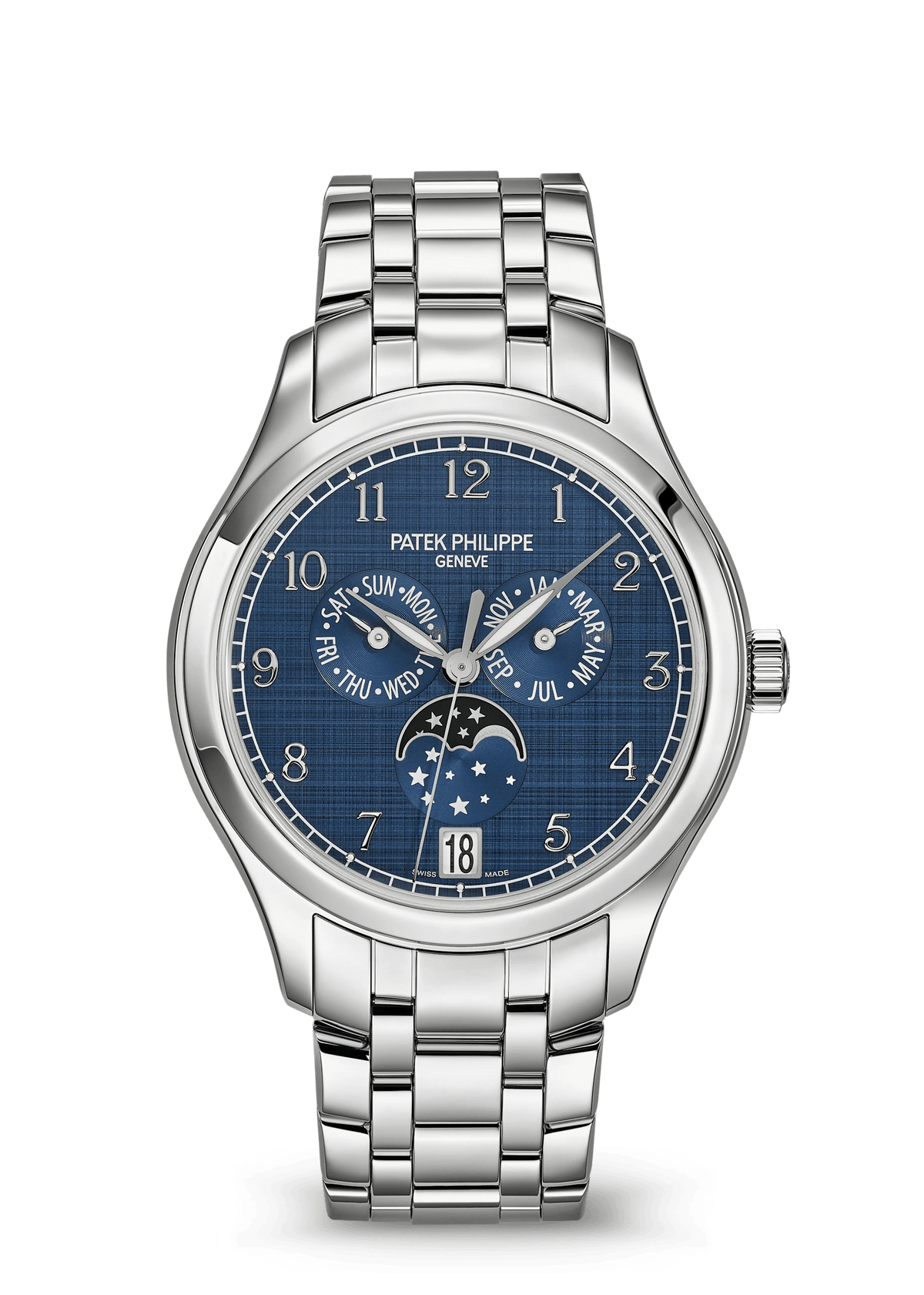 AN. CALENDAR. MOON PHASES - STEEL view 1