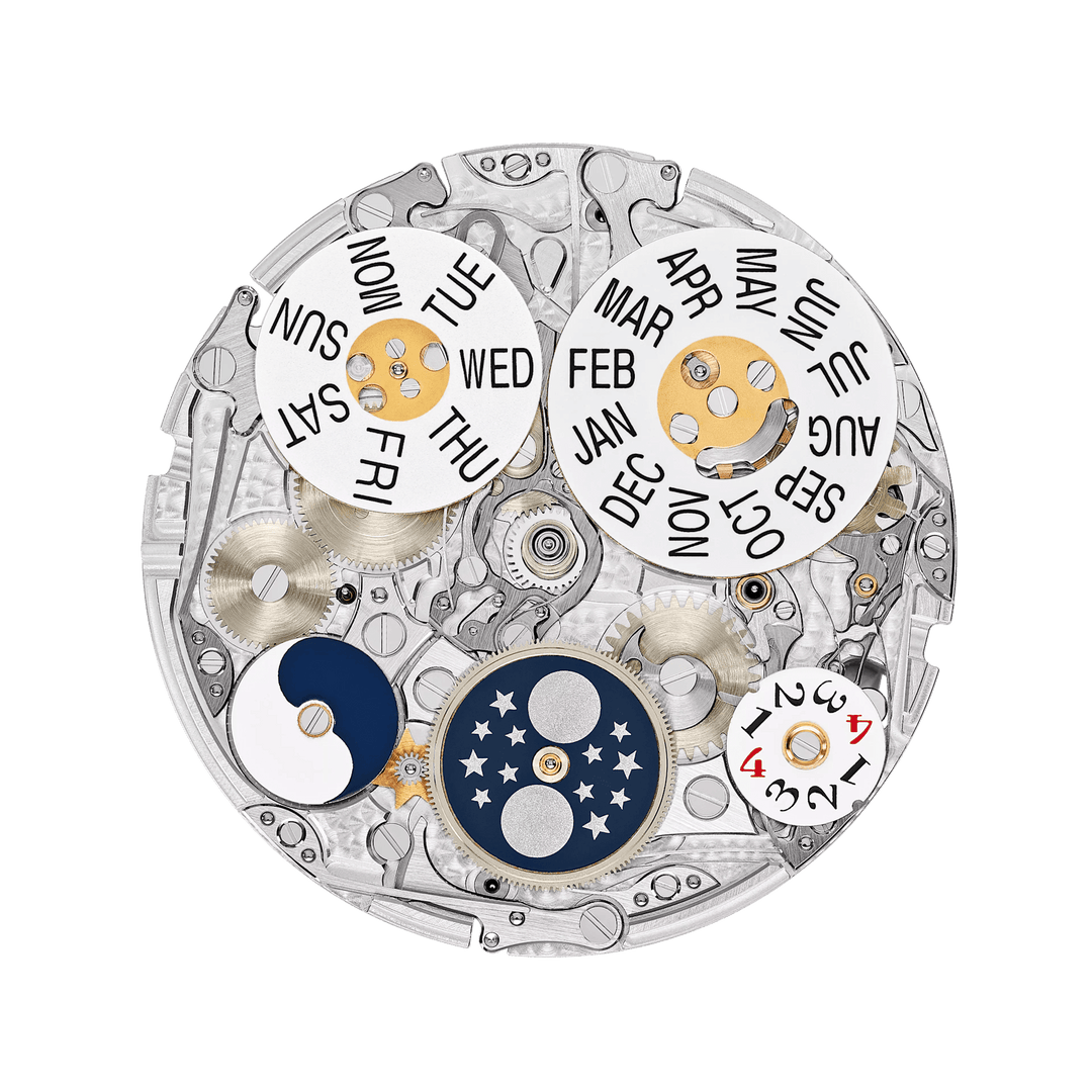 SPLIT SECONDS CHRONOGRAPH P CALENDAR. - GOLD BLUE view 5