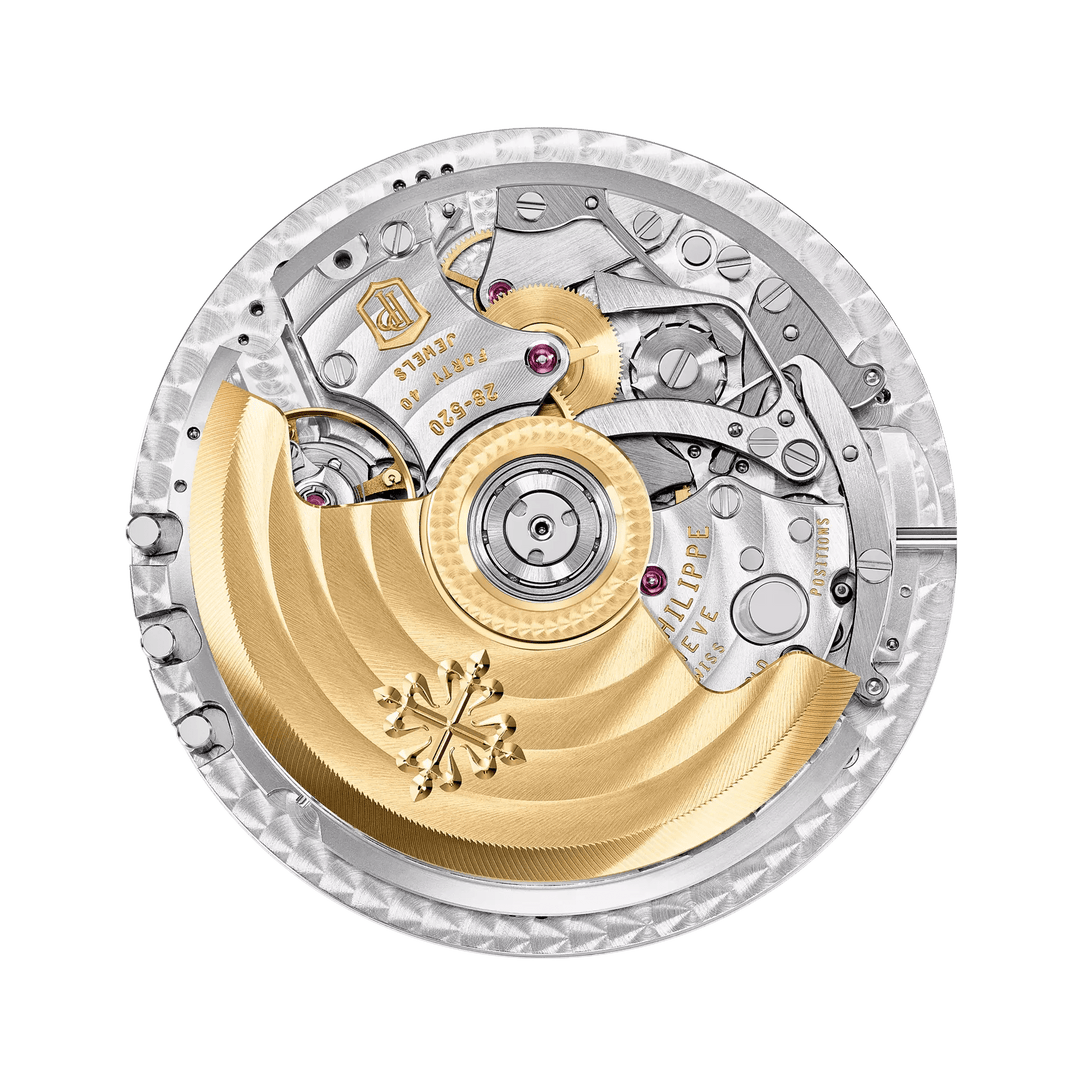 FLYBACK CHRONOGRAPH. AN. CALENDAR. JE. - NAVY BLUE AND DIAMONDS view 5