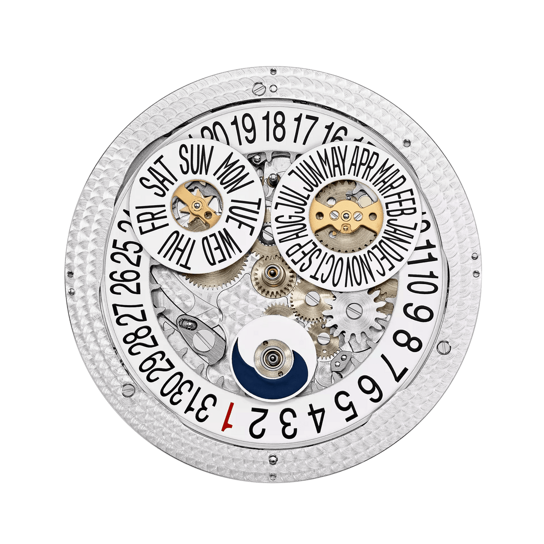 FLYBACK CHRONOGRAPH. AN. CALENDAR. JE. - NAVY BLUE AND DIAMONDS view 4