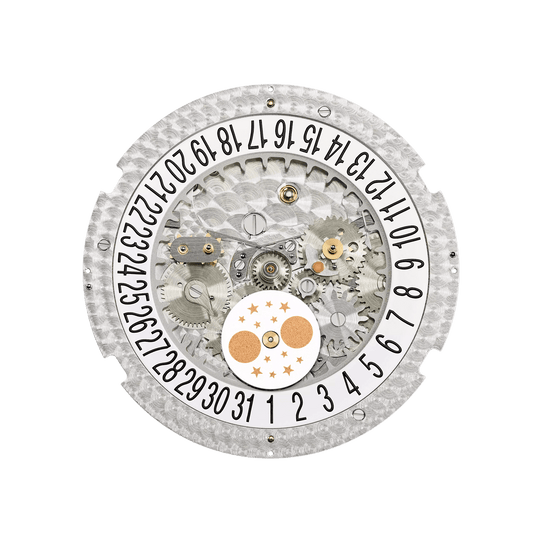 AN. CALENDAR. MOON PHASES JE. - DIAMONDS AND WHITE view 4