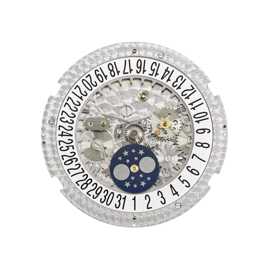 AN. CALENDAR. MOON PHASES - LILAC AND WHITE GOLD view 5