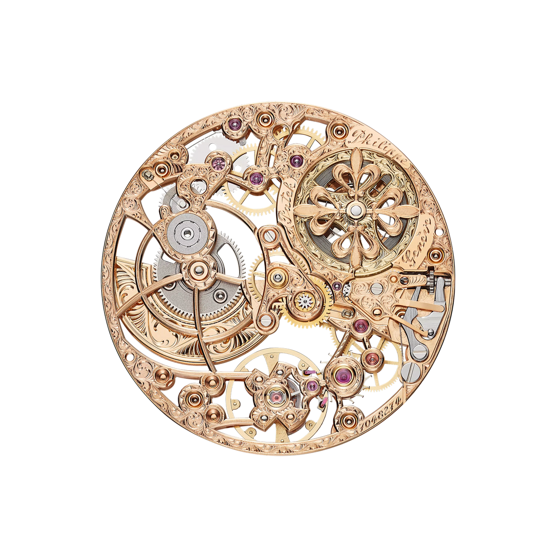 SKELETON WATCH. RE. HS. - ROSE GOLD view 5