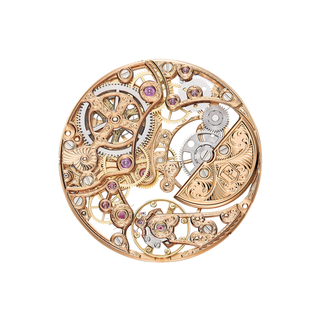 SKELETON WATCH. RE. HS. - ROSE GOLD view 4