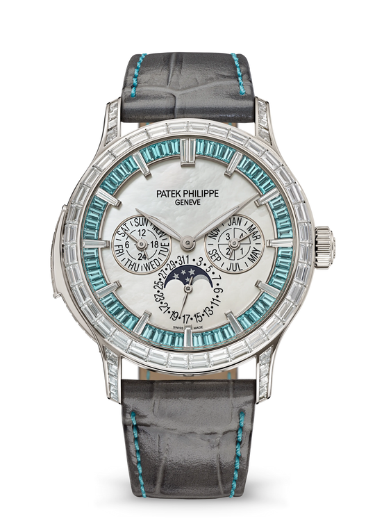 MINUTE RR. P. CALENDAR HE. JE. - GREY AND AQUA view 1