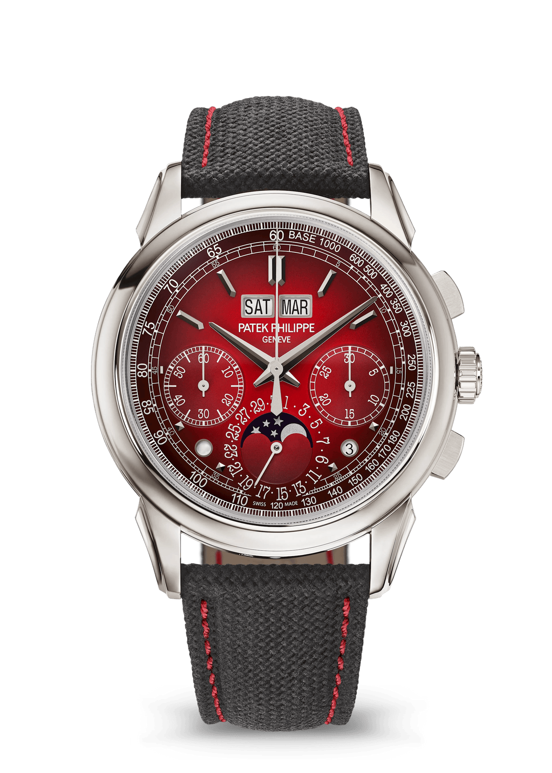 CHRONOGRAPH P CALENDAR - PLATINUM RED view 1