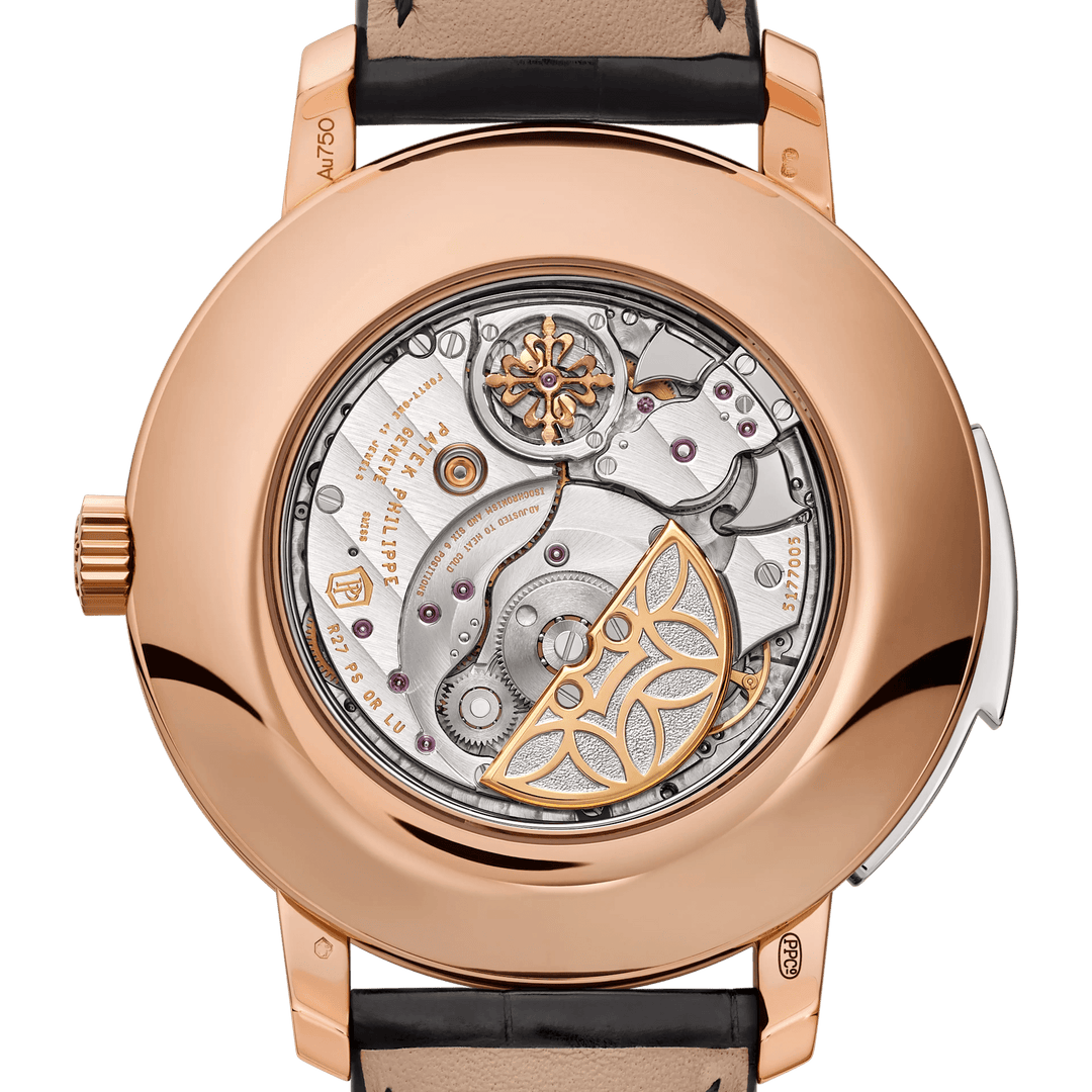 MINUTE RR. RE. P. CALENDAR HE. JE. - BLACK AND ROSE GOLD view 2