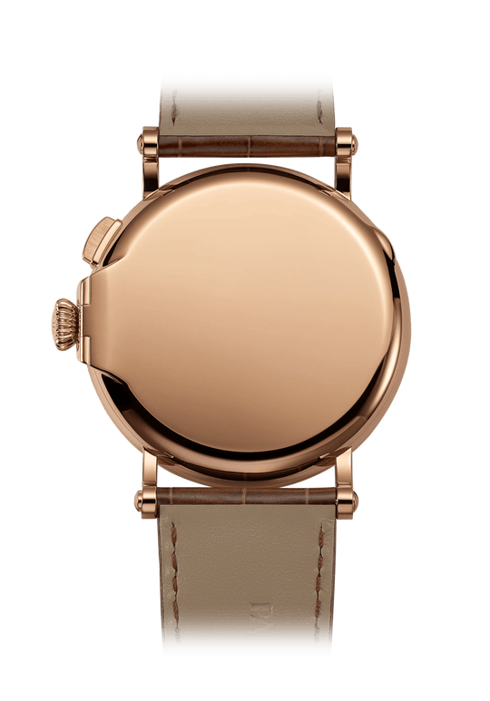 HOURS AND MINUTES ON DD. AN. - BROWN AND ROSE GOLD view 2