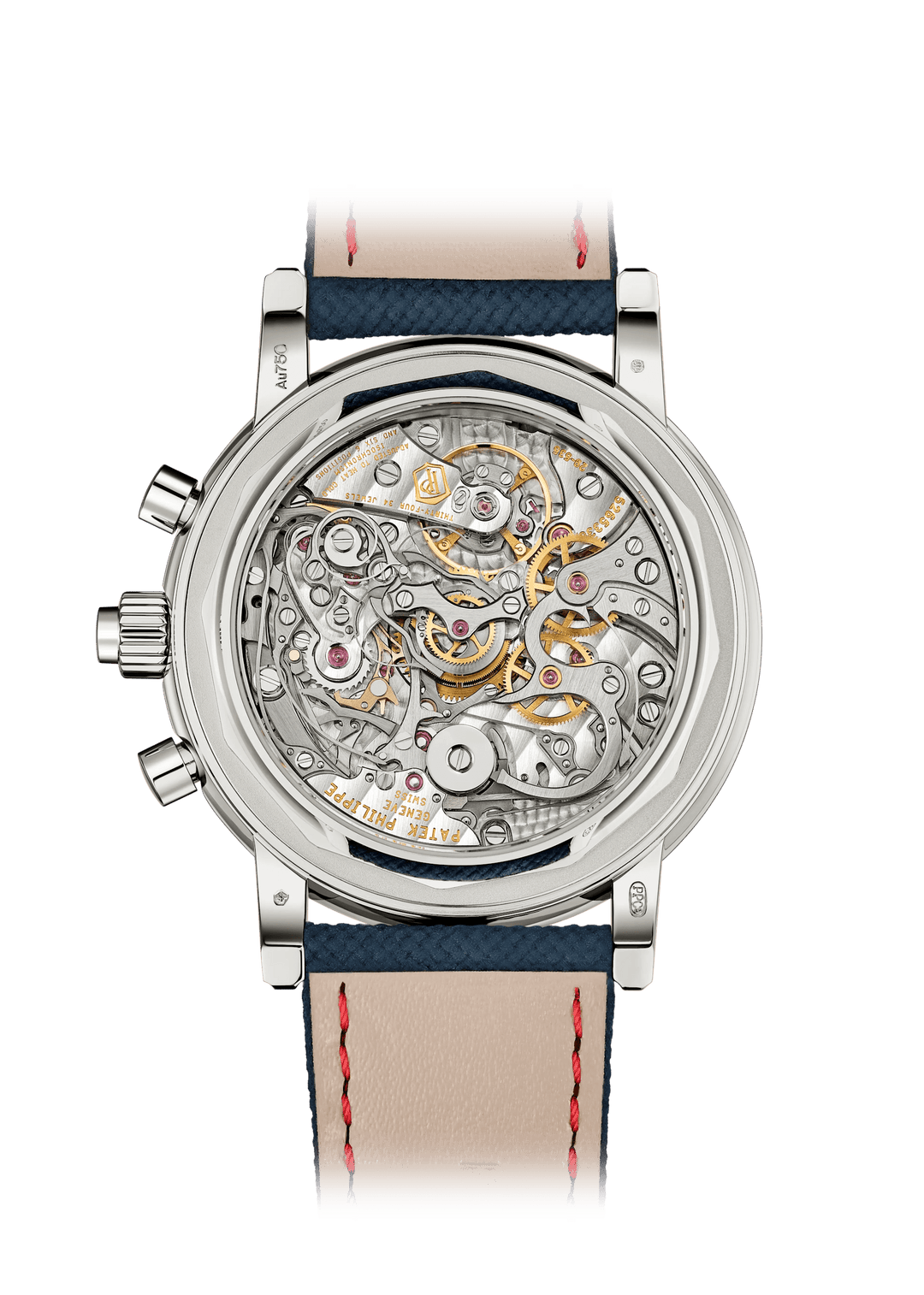 SPLIT SECONDS CHRONOGRAPH P CALENDAR. - GOLD BLUE view 2