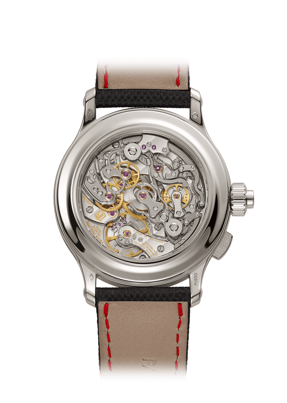 SPLIT SECONDS CHRONOGRAPH P CALENDAR. - PLATINUM view 2