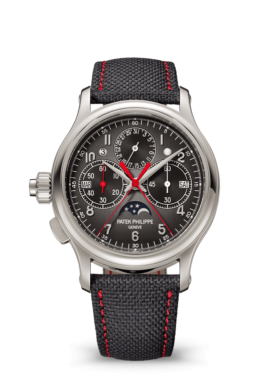 SPLIT SECONDS CHRONOGRAPH P CALENDAR. - PLATINUM view 1