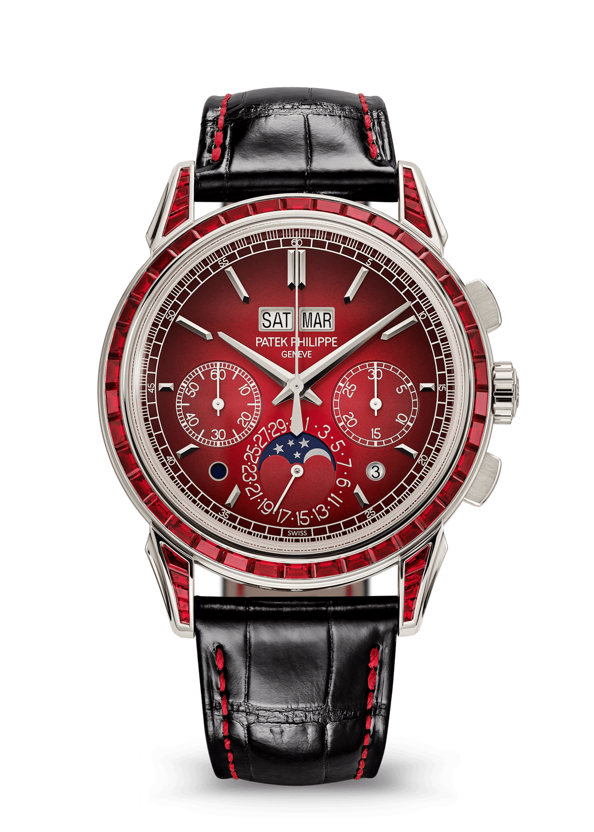 CHRONOGRAPH P CALENDAR JE. - PLATINUM RED view 1