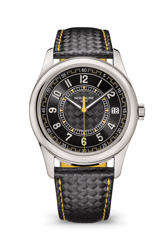 DATE. SWEEP SECONDS - BLACK AND YELLOW view 1