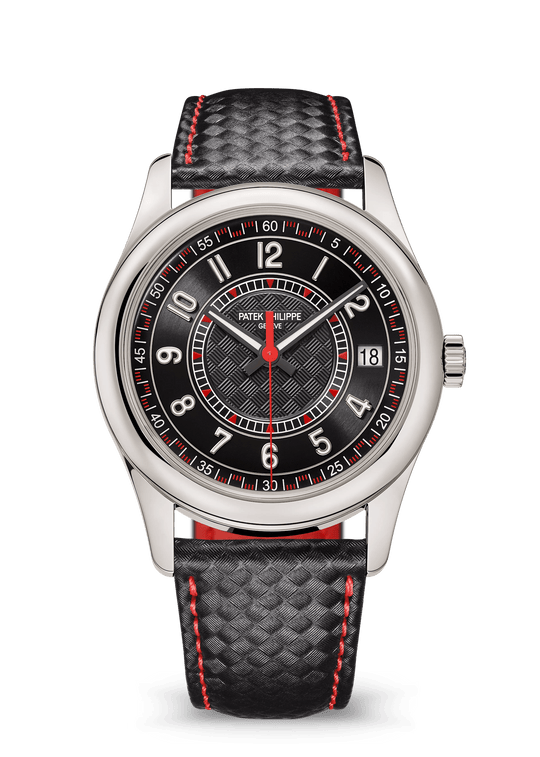 DATE. SWEEP SECONDS - BLACK AND RED view 1