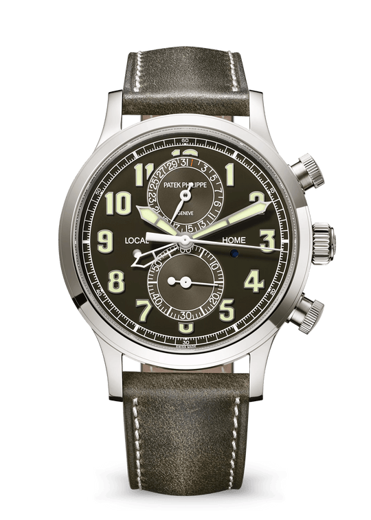 CALATRAVA PT. TL. TIME. FLYBACK CHRONOGRAPH - DARK GREEN view 1