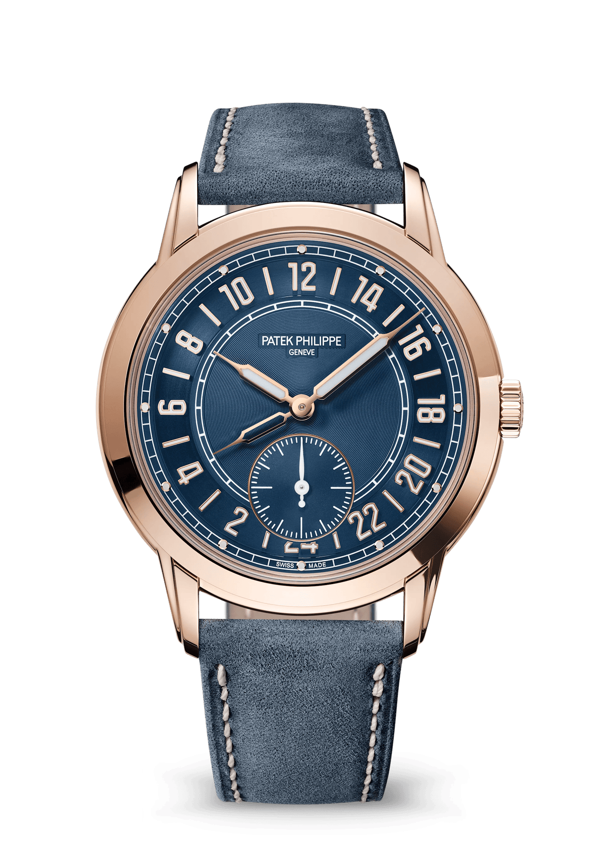 24 HOURS DY. TRAVEL TIME - BLUE AND ROSE GOLD view 1