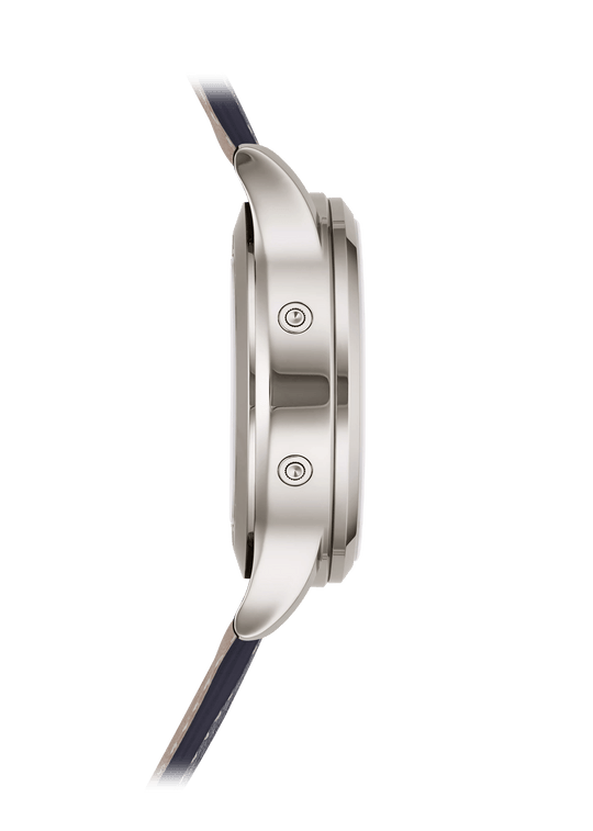 CALATRAVA PT. TL. TIME. FLYBACK CHRONOGRAPH - GREY AND STEEL BLUE view 4