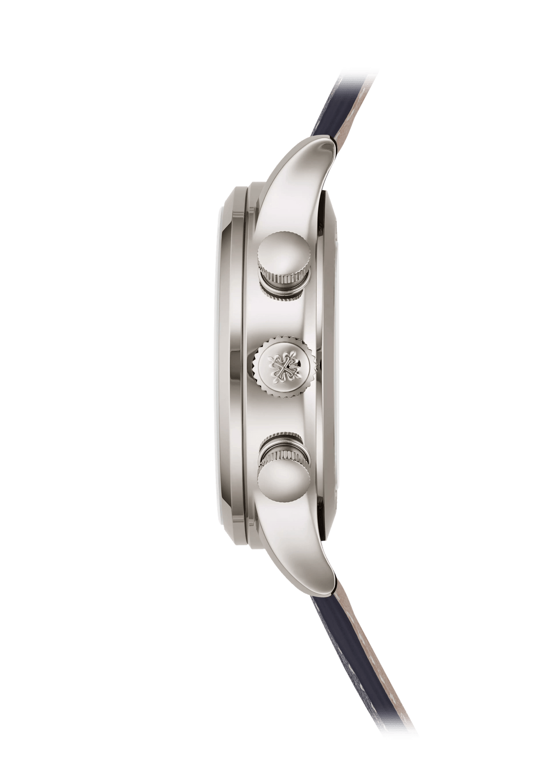 CALATRAVA PT. TL. TIME. FLYBACK CHRONOGRAPH - GREY AND STEEL BLUE view 3
