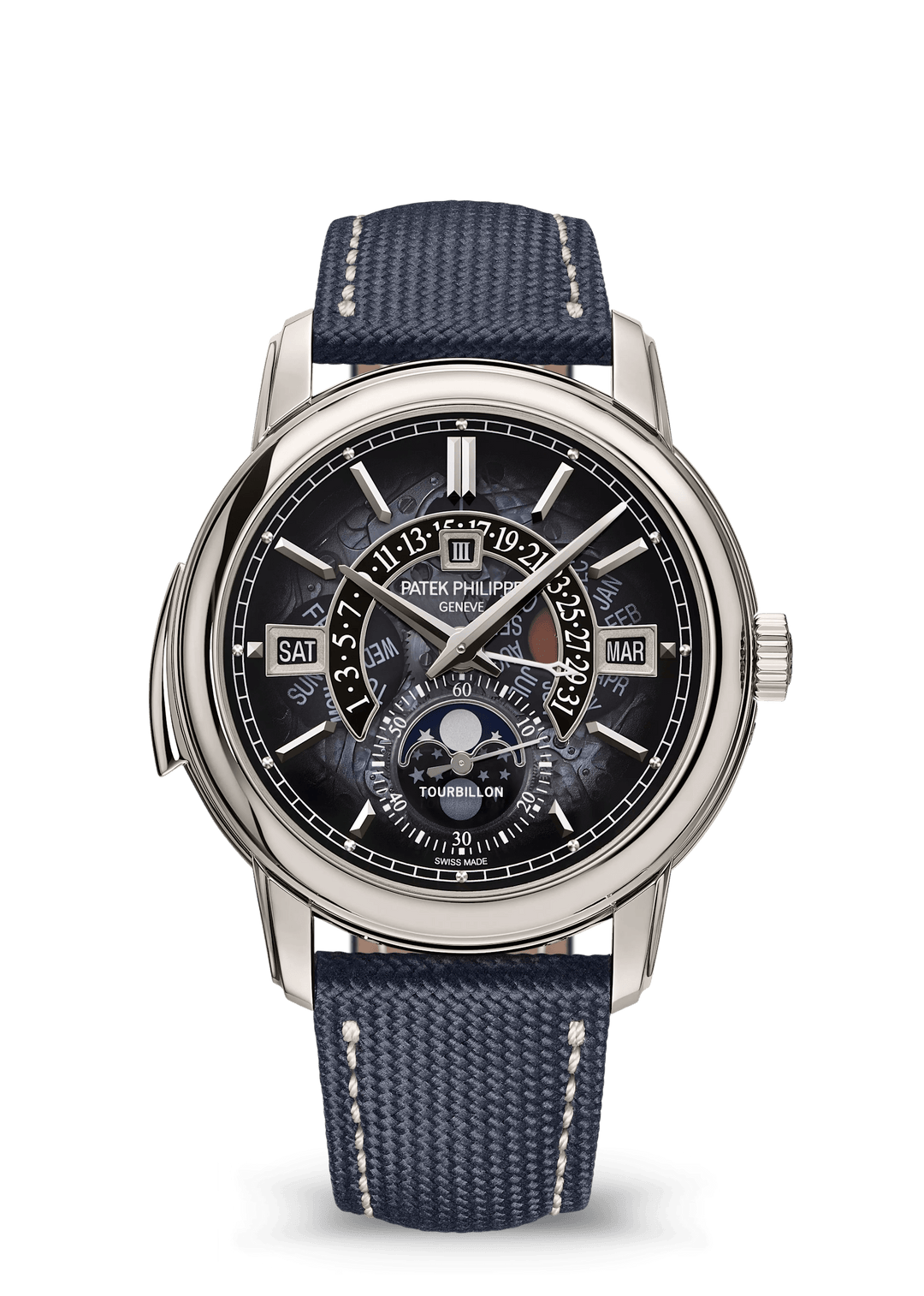 MINUTE RR. TOURBILLON RETROGATE P. CALENDAR - PLATINUM view 1