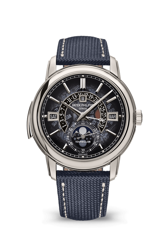 MINUTE RR. TOURBILLON RETROGATE P. CALENDAR - PLATINUM view 1