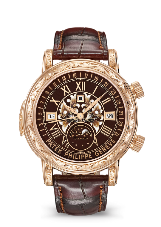 SKY MOON TOURBILLON RE. HS. - BROWN AND GOLD view 1