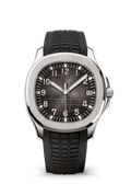 Black Ridged Dial Watch with Silver Tone Case and Black Strap