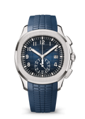 Blue Ridged Dial Chronograph with Matching Sport Strap