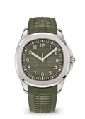 Olive Green Ridged Dial Watch with Matching Sport Strap